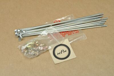 NOS OEM Kawasaki 1970-71 F5 1971-72 F8 1971 F81 M Wheel Outer Spoke & Nipple Lot