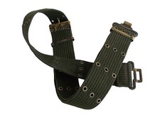 MILITARY WEBBING PISTOL BELT 58 PATTERN TYPE GENUINE ISSUE Adjustable XXS-XXL