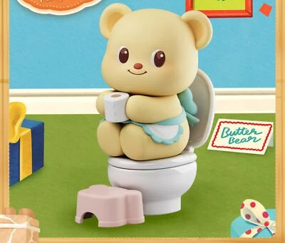 Butter bear 3個セット　シークレット付き Plzdot x Butterbear Leisure time Series Blind Box Figrues