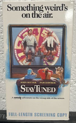 Stay Tuned 1992 VHS rare Screening Copy John Ritter 