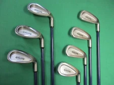 Ladies TURBO POWER STEEL PLUS XL-4 Irons 5 - SW & 5 Wood - Excellent Condition!