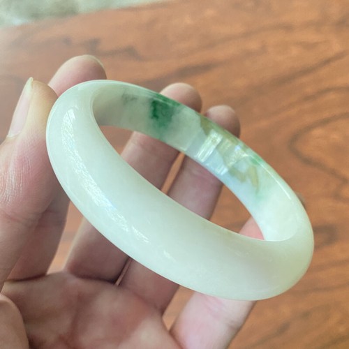61mm Certified Green Burma 100% Natural A JADE Jadeite Bangle Bracelet 手镯 j4588 - Picture 3 of 12