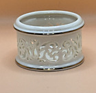 Lenox Pierced Porcelain Votive Tea Light Candle Trinket Holder 24k Gold Trim