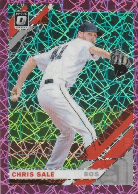 2019 DONRUSS OPTIC CHRIS SALE P RED SOX #102 PINK VELOCITY PRIZM /125 SP