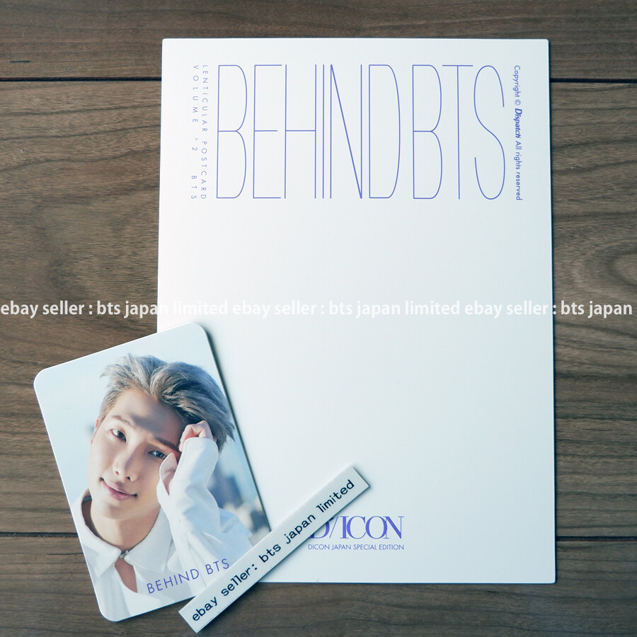 BTS RM DICON Vol.2 BEHIND Japan Special Edition Lenticular +
