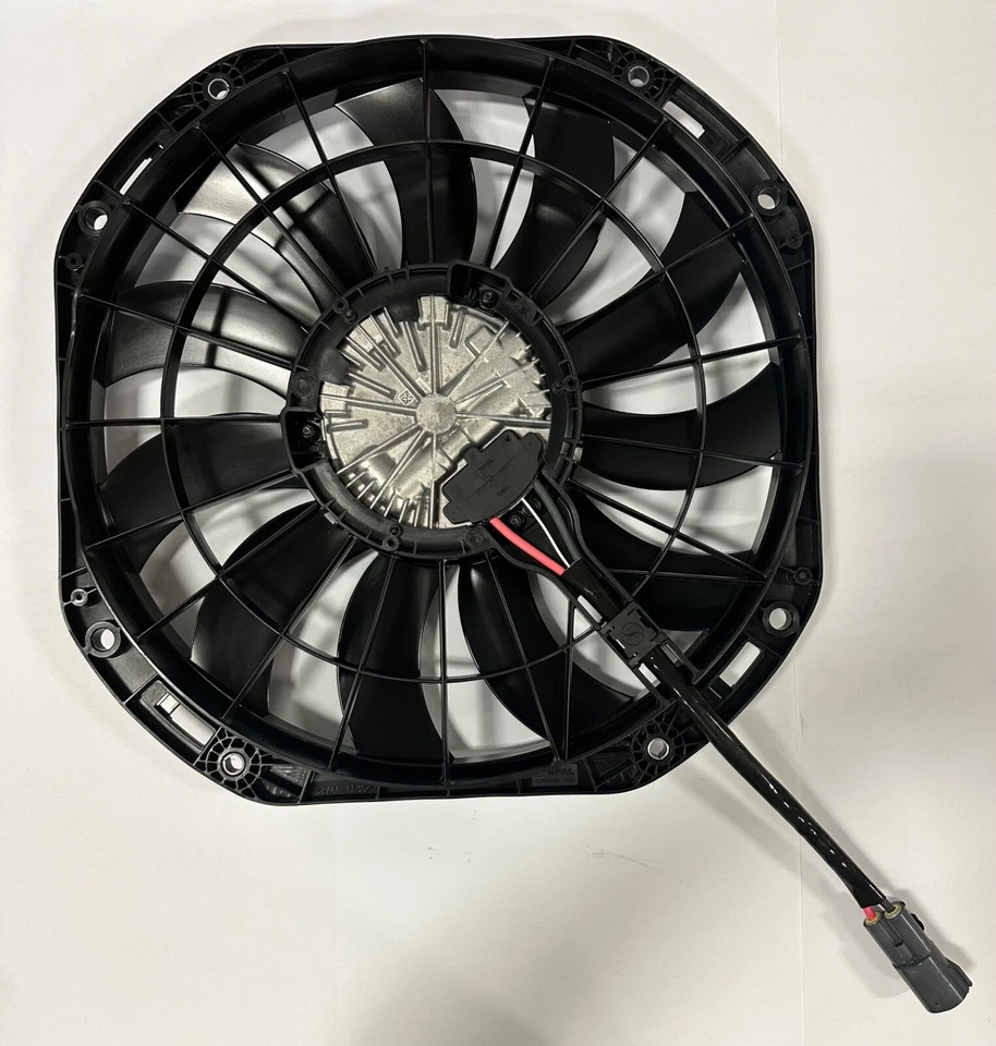 Ventilador axial sin escobillas SPAL 12v VA164-ABL806HT/R-116A Foto 2 de 4