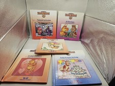Worlds of Wonder Teddy Ruxpin 1985 1986 Book Lot Of 5- NO Cassette Tapes Used