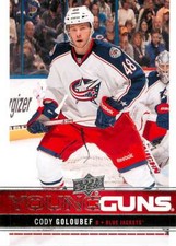CODY GOLOUBEF 2012-13 Upper Deck YOUNG GUNS ROOKIE RC #215