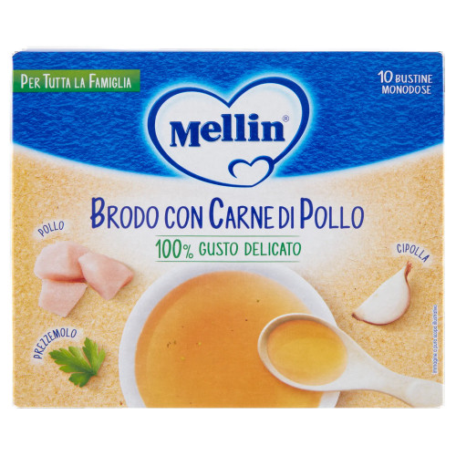 Mellin – Brodo Pollo 10x5g Mellin