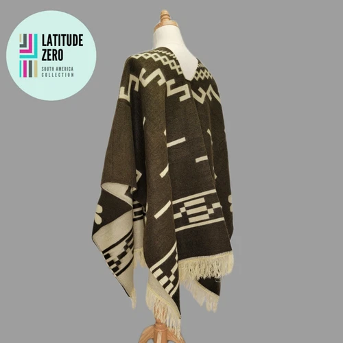 Clint Eastwood Poncho | replica | alpaca wool poncho | handmade wool man poncho image 7