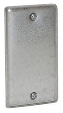 Raco Inc 860, 2-5/16" x 4-3/16", Steel, 1-Gang, Electrical Handy Box Cover, 1pc