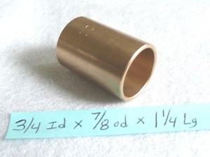 OILITE 3/4 X 7/8 X 1-1/2  FLANGED BRONZE BUSHING