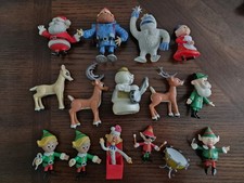 Rudolph the Red Nosed Reindeer Island of Misfit Toys Figure Lot of 14