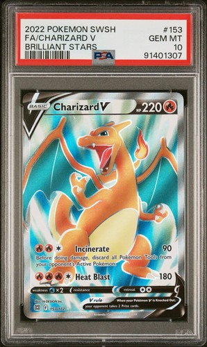 Charizard V graded PSA 10 for sale on eBay