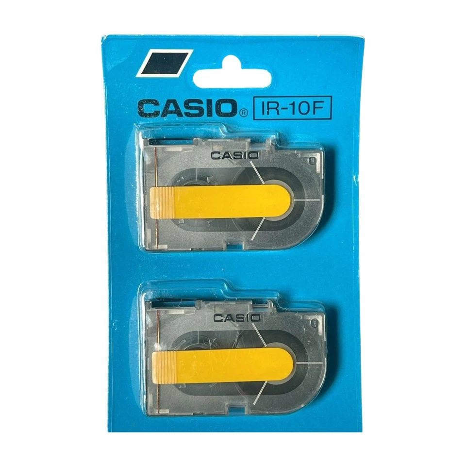 Casio IR-10F INK Ribbon Cassetes Package Of 3 For A Casio Typewriter New/Sealed - Image 2 of 3