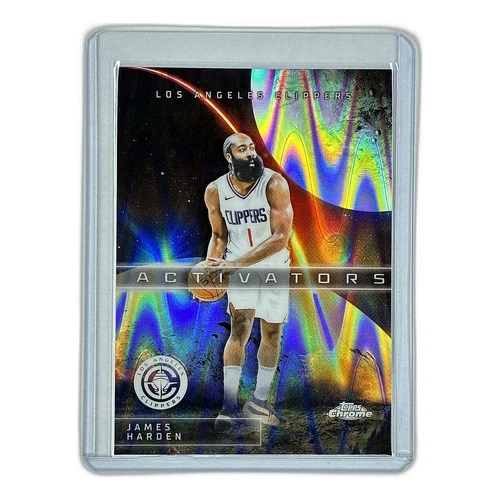 2025 Topps Chrome James Harden Refractors RayWave (RAW)