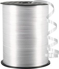 White Curling Ribbon 500 Yard Balloon String Gift Wrapping 3/16