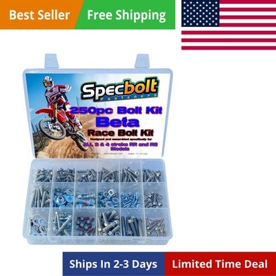 250pc Specbolt Beta RR RS Xtrainer Motorcycle Bolt Kit 250 300 350 390 400 43...