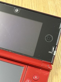 Nintendo 3DS Flare Red Console Tested Working Good Condition Japan