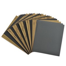 Sandpaper Assortment Grit 80 120 180 240 320 400 25PCS, Wet Dry Sandpaper She...