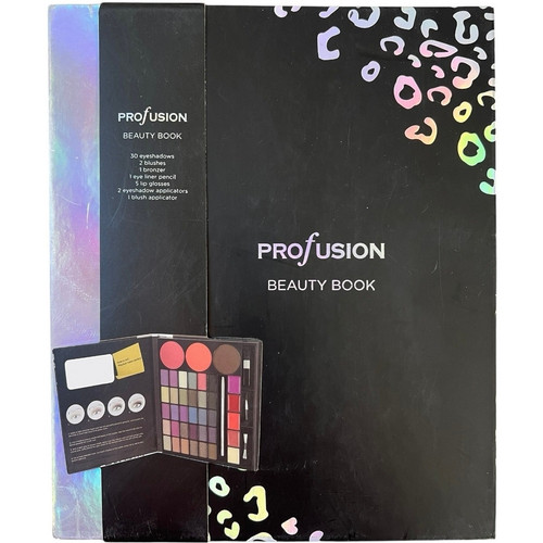 NWT PROfusion Beauty Book with eyeshadow, lip color, bronzer, eyeliner pencil - Picture 1 of 6