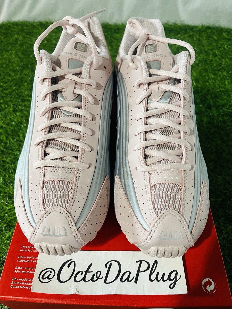 ★Nike★ Shox W R4 Barely Rose llic Platinum AR3565-600 Nike Shox R4 Barely Rose Metallic Platinum Womens Sizes nby