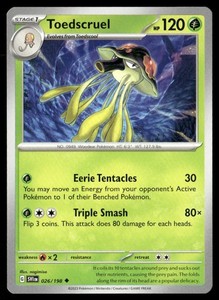 Toedscruel 026/198 Scarlet & Violet Base Set Uncommon