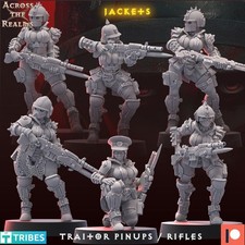 Traitor Pinups Squad Grimdark Female Soldiers Chaos Guard Compatible