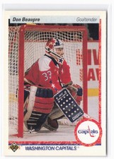 1990-91 Upper Deck Don Beaupre #217 Washington Capitals