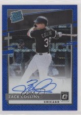 2020 Panini Donruss Optic Blue Mojo Prizm 40/99 Zack Collins #RRS-ZC Auto q4j