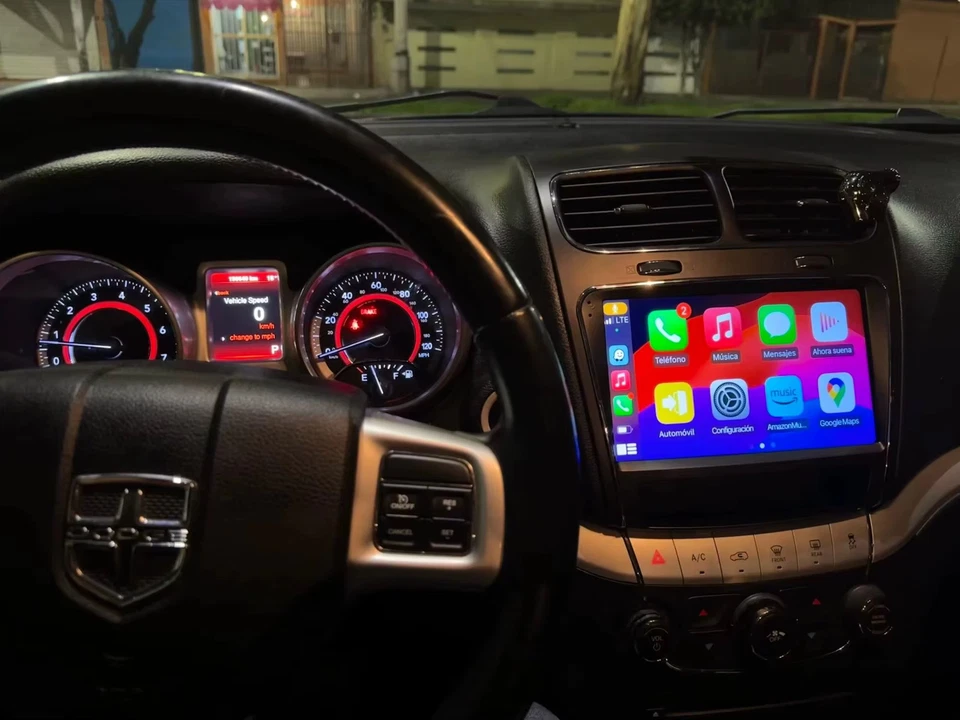 RADIO 2 DIN 9" PER FIAT FREEMONT ANDROID 12 1/16 GB BLUETOOTH USB GPS RDS - Immagine 3 di 4