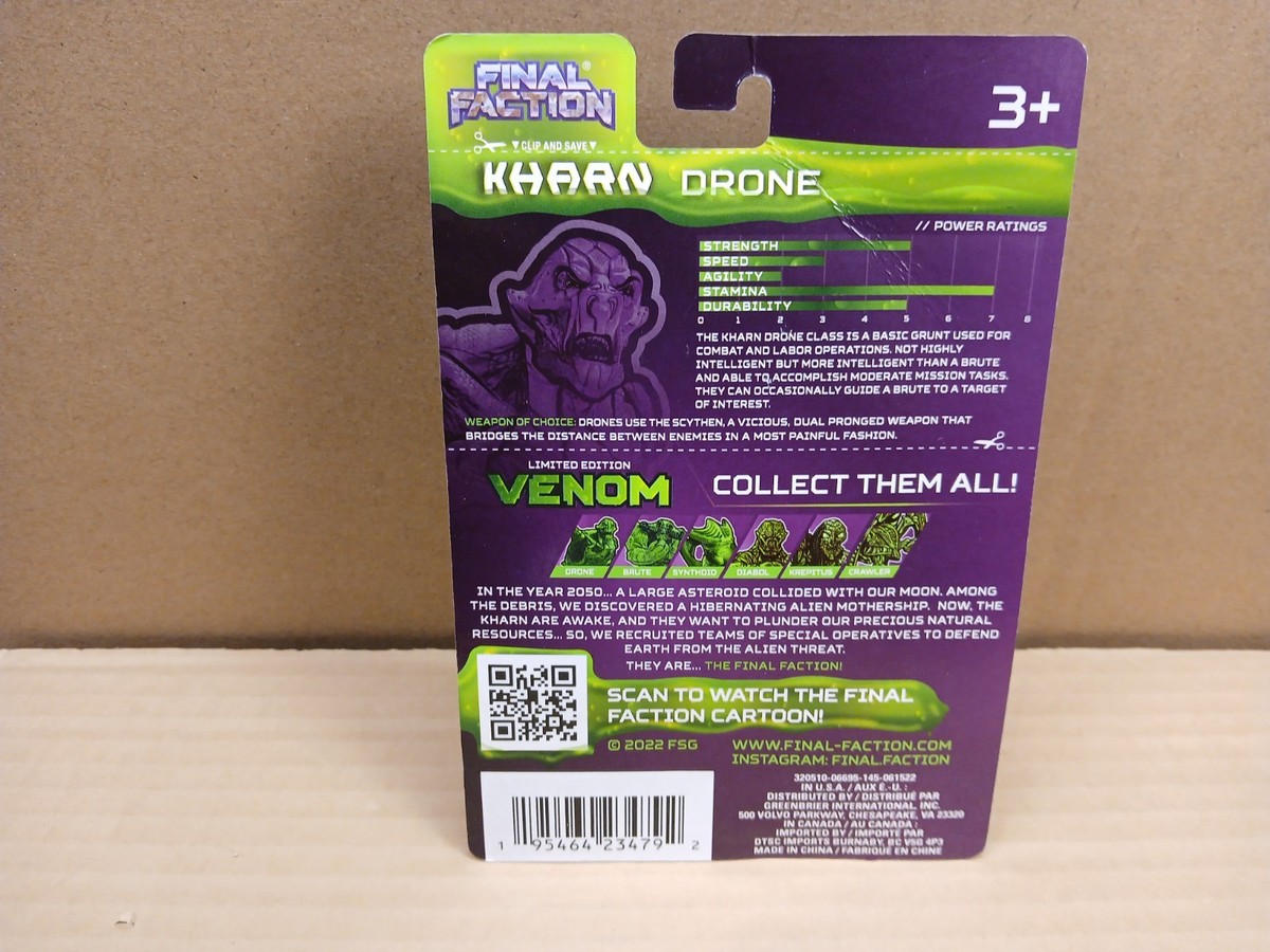 Final Faction Kharn Venom Poisonous Edition Drone, Brute