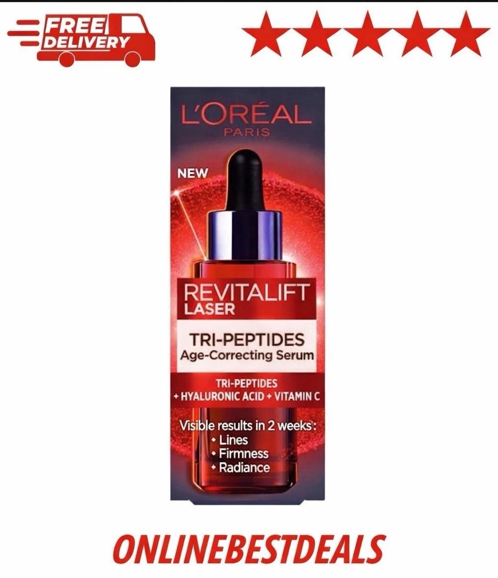 L'Oréal Revitalift Laser Tri-Peptides Age Correcting Serum 30ml ⭐⭐⭐⭐⭐