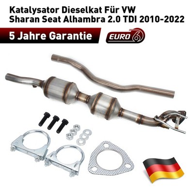Katalysator Dieselkat KAT Für VW Sharan Seat Alhambra 2.0 TDI 7N0254400NX DE