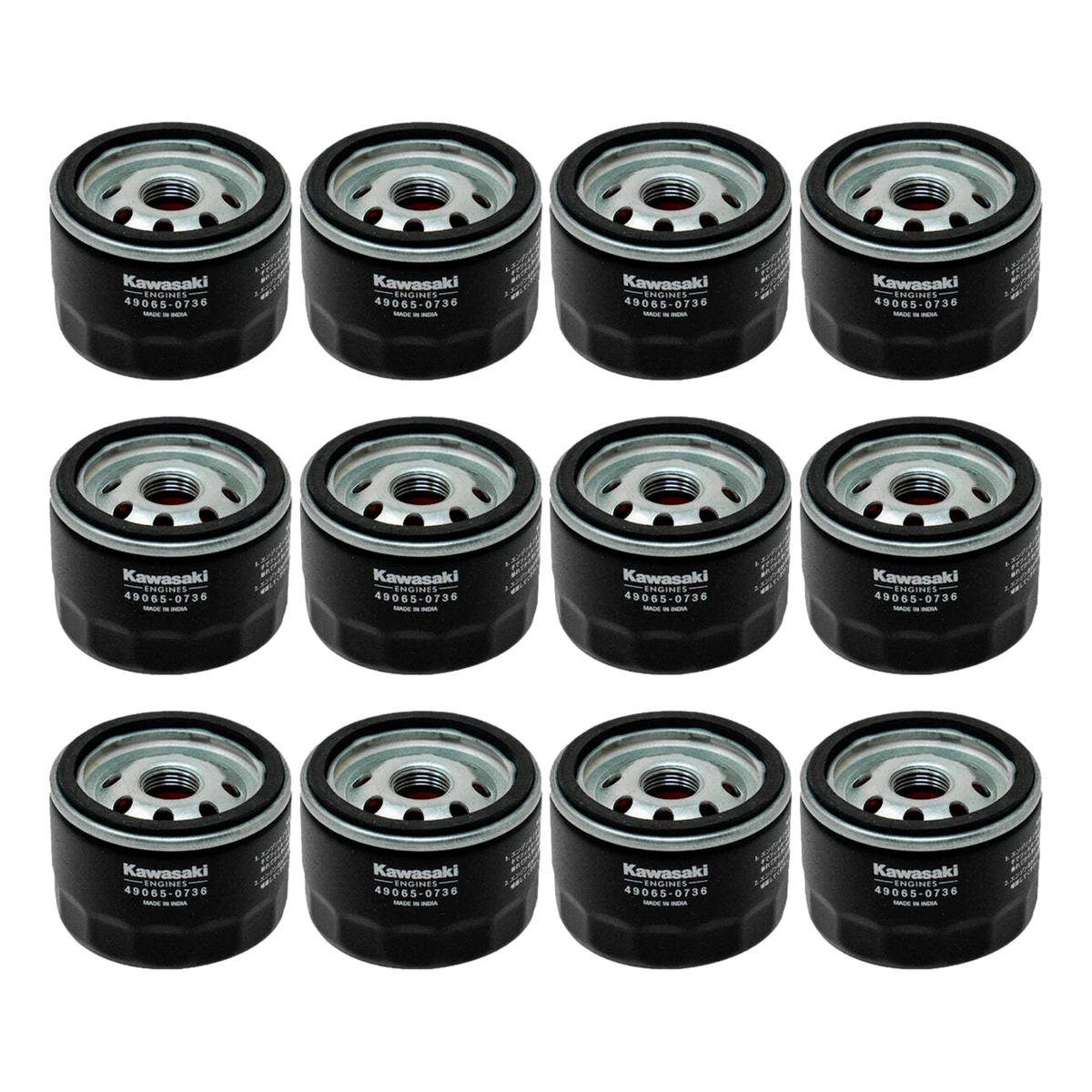 ふうた様確認ページ Kawasaki 49065-0736 Oil Filter (12 Pack) Replaces 49065-0721 49065