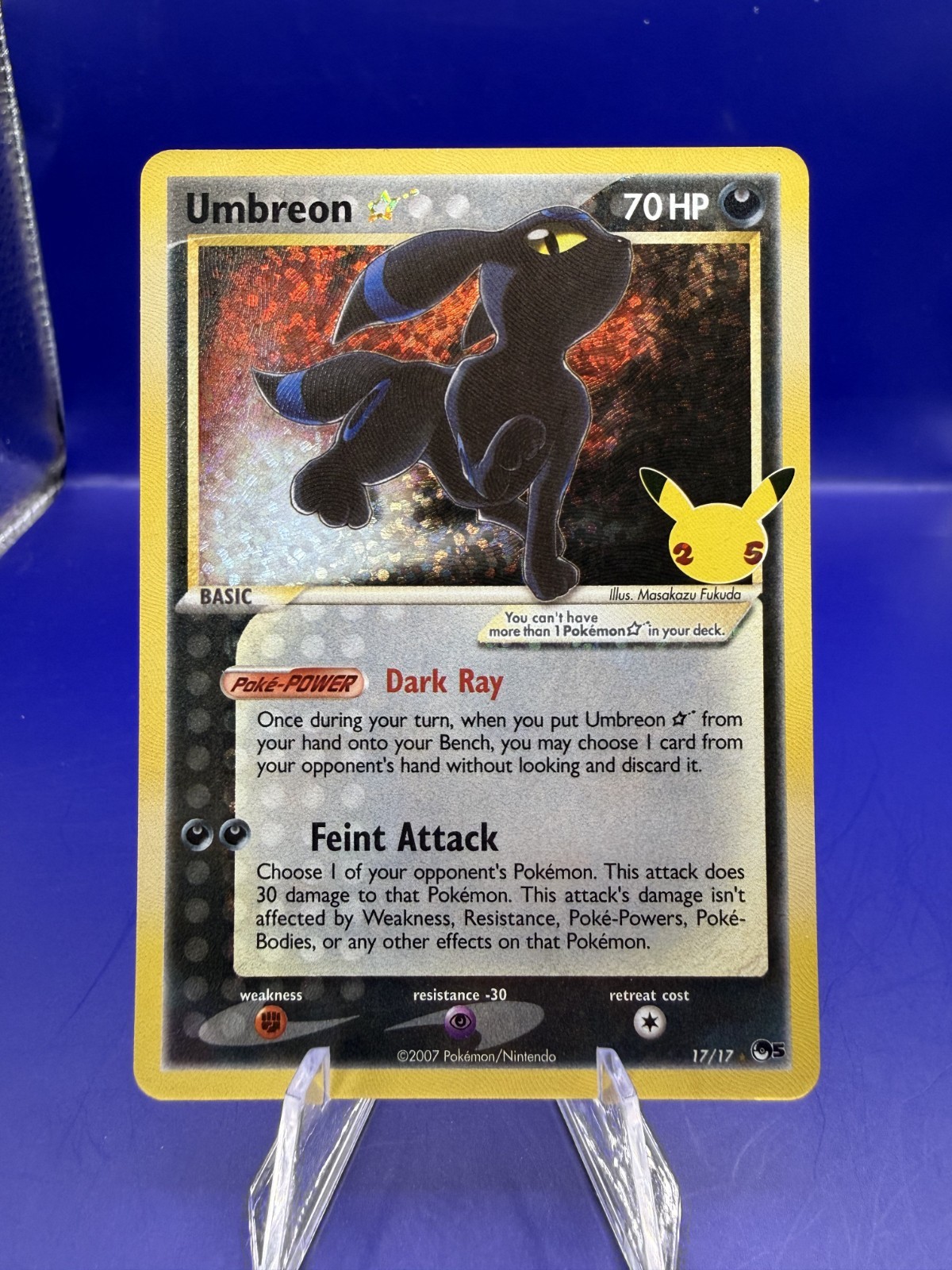 Umbreon Star 2021 Celebrations: Classic Collection #17 Holo Price