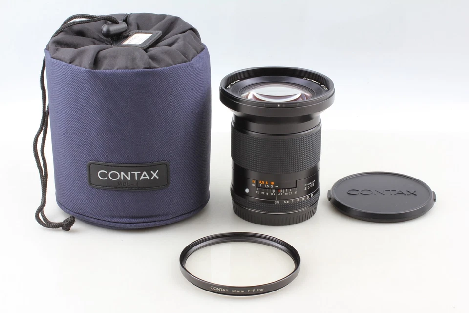 [ Top MINT w/ Case ] Contax Carl Zeiss Distagon T* 35mm f3.5 Lens for 645 JAPAN - Image 2 of 4