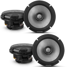 2 Pair Alpine R2-S65 300 Watt 6.5" Car Audio Coaxial Speakers