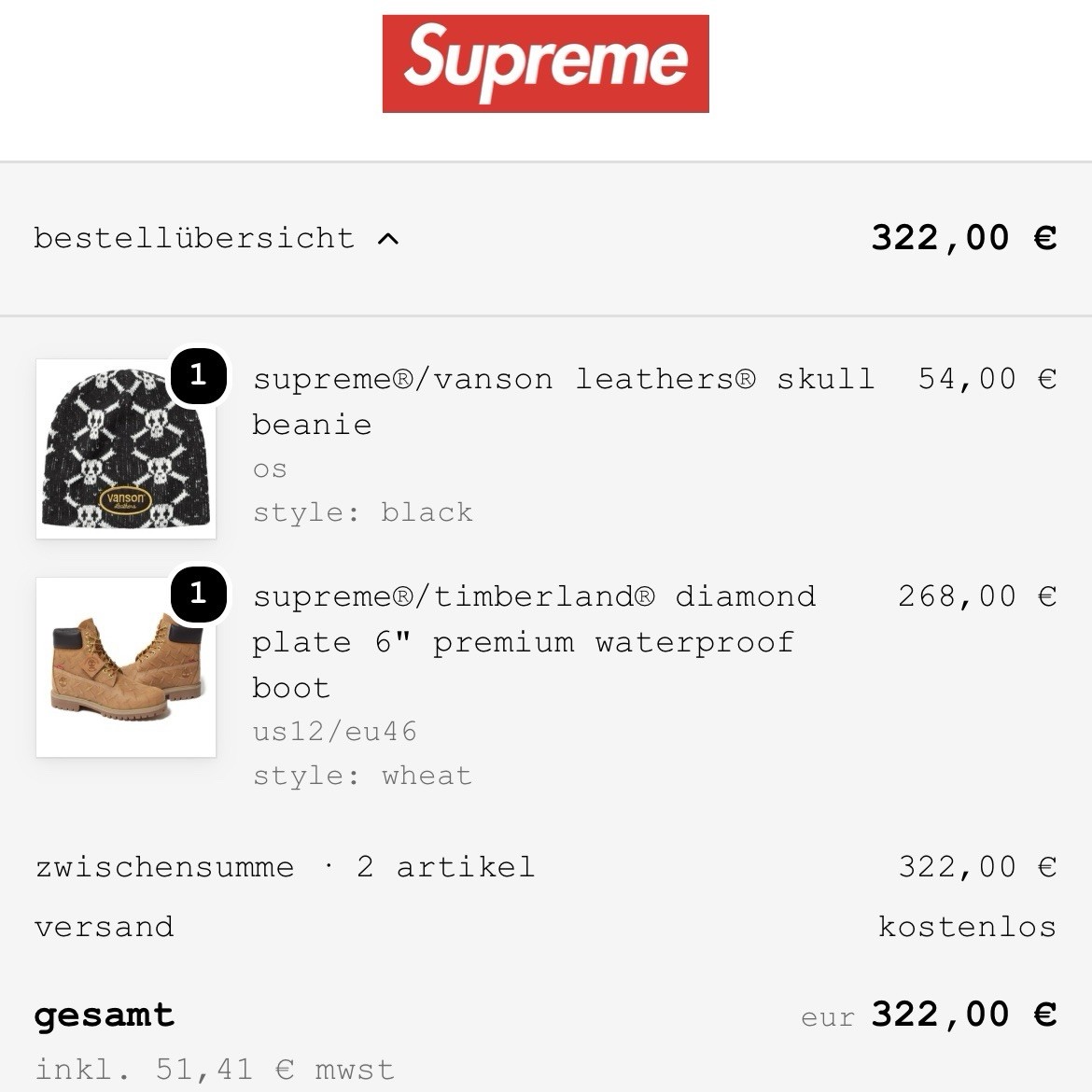 ✅ Supreme x Timberland Diamond Plate 6“ Boot Wheat US12 EU46 3