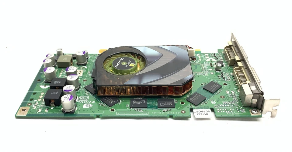 NVIDIA Quadro FX 1500 256MB GDDR3 G71 Video Graphics Card PCI-E 412834-001 2*DVI - Image 3 of 4