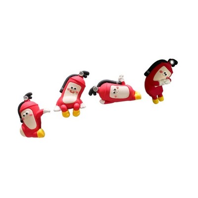 4 Pieces  Figurine Computer  Decors Collectible Sculpture Decoration Miniature
