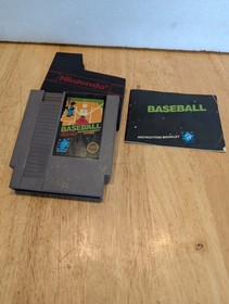 Cartucho de b&eacute;isbol NES Nintendo 1985 de colecci&oacute;n con instrucciones y funda (5 tornillos) Jap&oacute;n