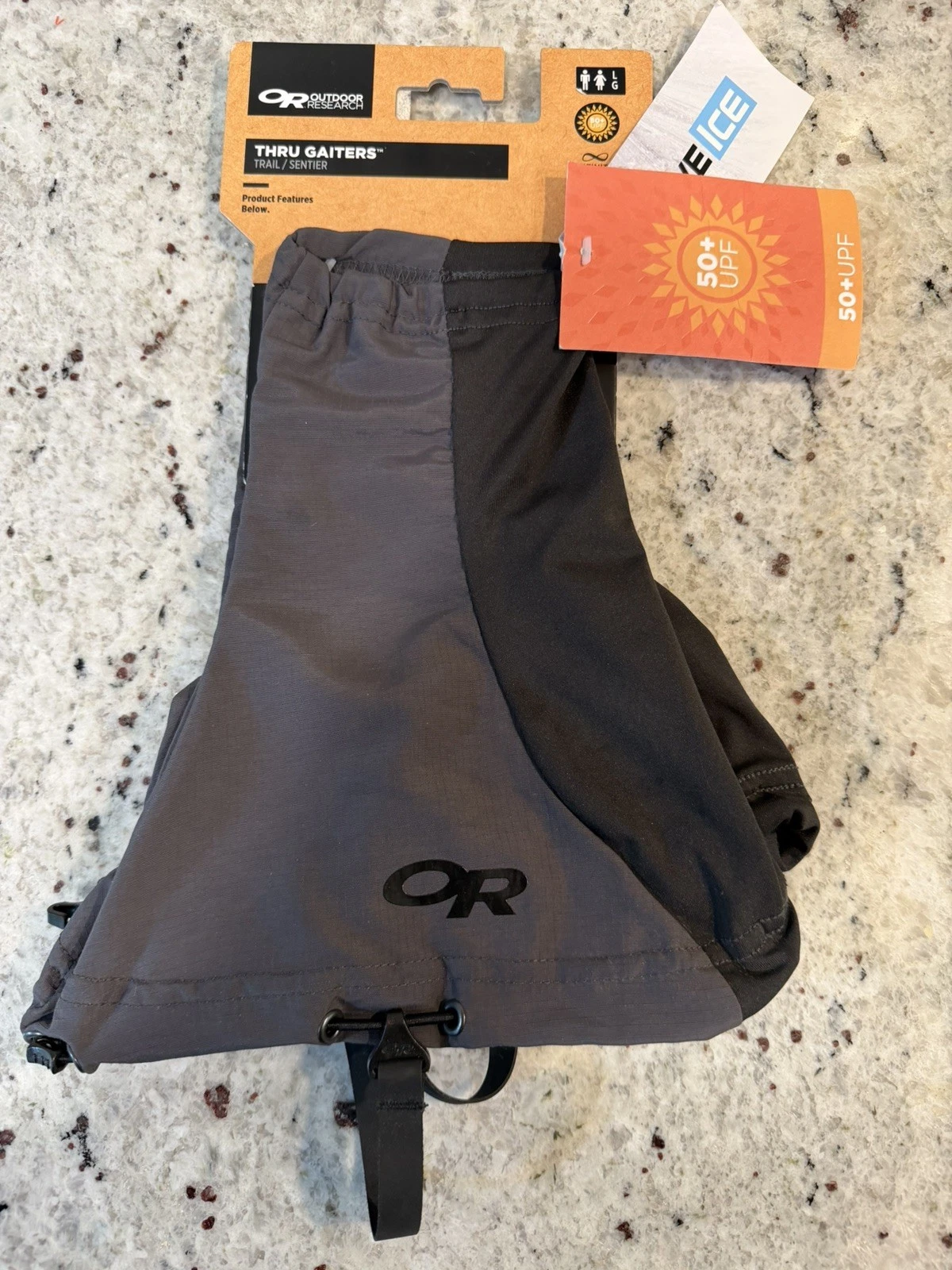 NWT Outdoor Research Storm Gaiters Black Size L Unisex Thru-Boot Leg Gaiters
Opens in a new window o