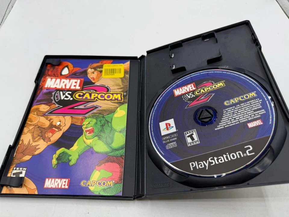 Marvel Vs Capcom 2 - Complete PlayStation 2 PS2 Game CIB Video Game Tested - Imagen 3 de 4