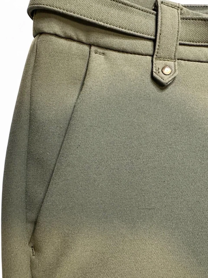 Express Women Olive Green High Rise Skinny Pants Size 12S Stretch+ Office Casual - Image 3 of 4