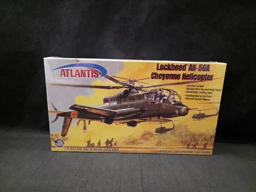 Atlantis Lockheed AH-56A Cheyenne Helicopter 1:72 Scale Plastic Model Kit A506