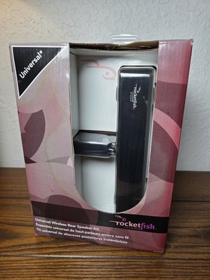NEW Rocket Fish RF-WHTIB Receiver Sender Universal Wireless Rear Speaker Kit