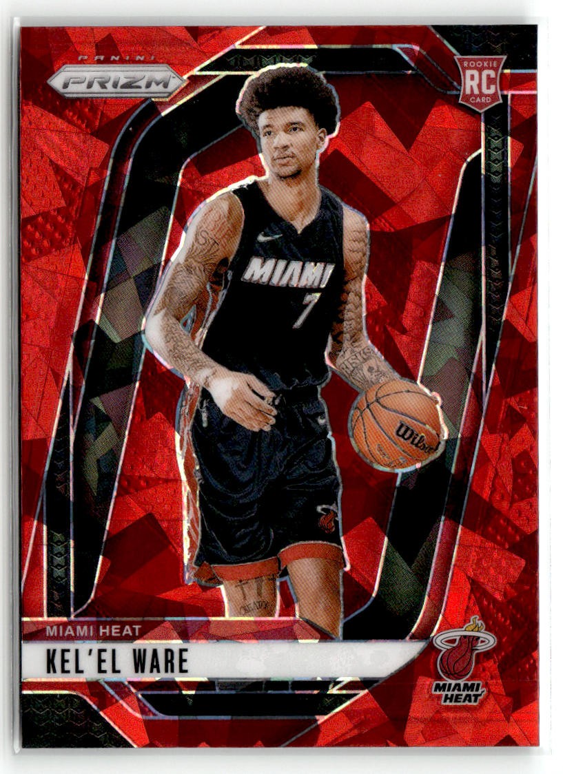 2024-25 Panini Prizm #248 Kel'el Ware Prizms Red Ice