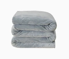 Hiseeme Soft Weighted Blanket for Adults 15 lbs 60x80 Inches Grey