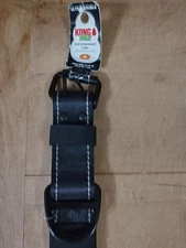 KONG Max Ultra Durable Metal Buckle Dog Collar M Medium Black